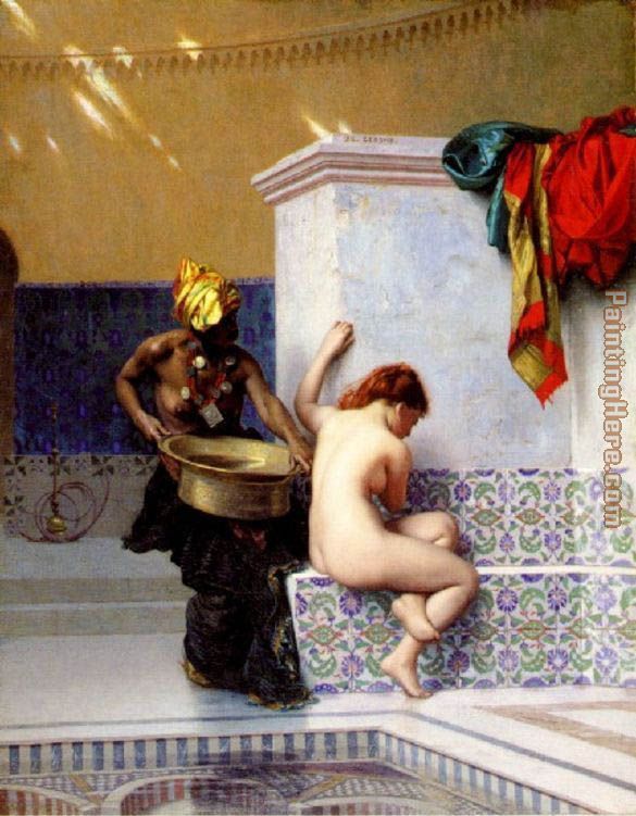 Jean-Leon Gerome Turkish Bath Or Moorish Bath Two Women